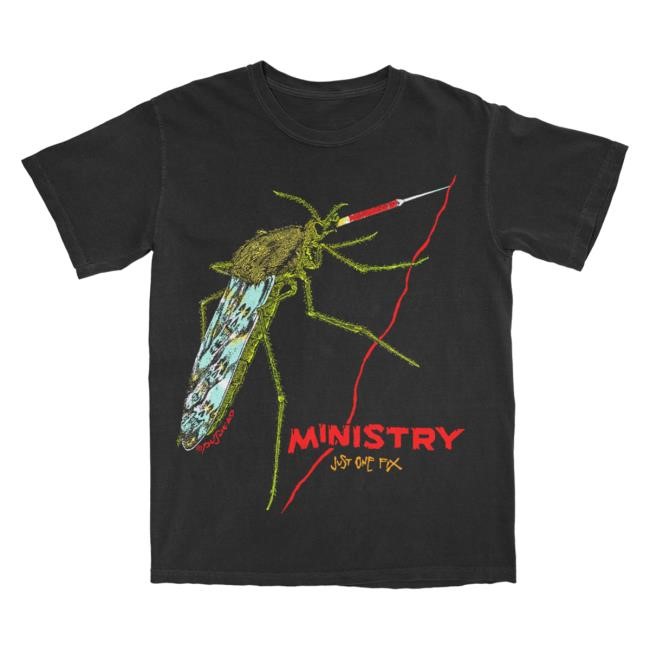 Just One Fix Tee Shirt (Black) Official Ministry Merch