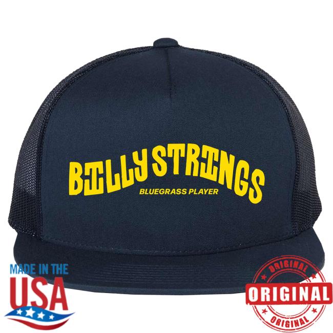 Official Billy Strings Merch Store Shop Billy Strings Navy Bluegrass Player Hat