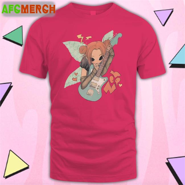 Zephanijong Hatsune Mitski Zephanijong Guitar T Shirt Zephanijong Guitar Crewneck Sweatshirt