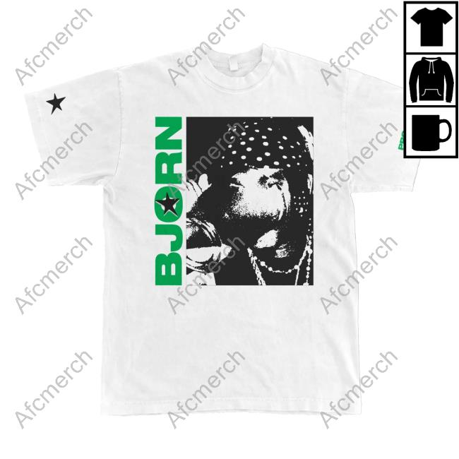 Official Smino Zero Fatigue Merch Bjorn Pro Freak T Shirt White Zerofatigue