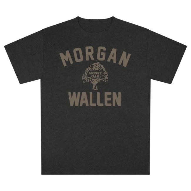 Official Morgan Wallen Merch Store Morgan Wallen x Mossy Oak Charcoal Tees