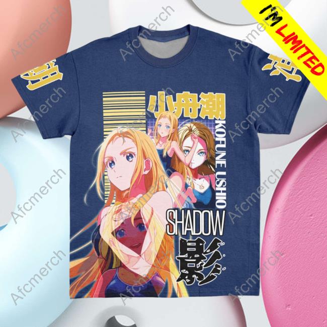 Official Anime Ape Clothing Kofune Ushio Summer Time Rendering Streetwear New Shirt Animeape