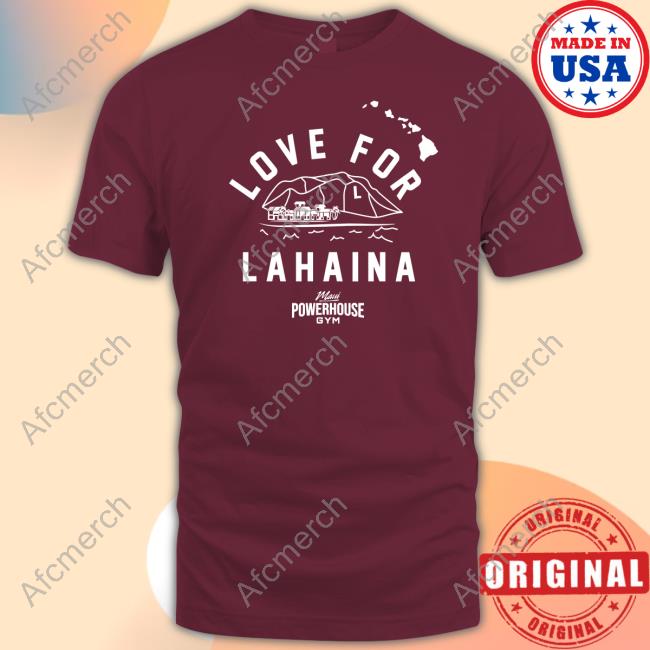 Dwayne Johnson Wearing Love For Lahaina Shirt