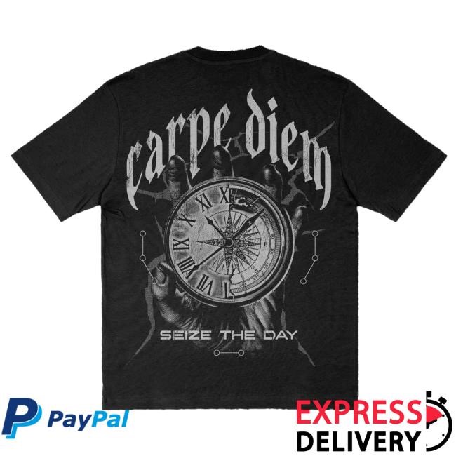 Official Joe Bartolozzi Merch Seize The Day Black Pullover Hoodie