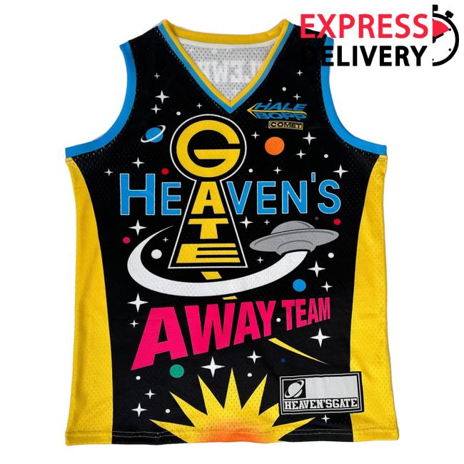 The Good Shirts Heaven's Gate Away Team Basketball Jersey Tees