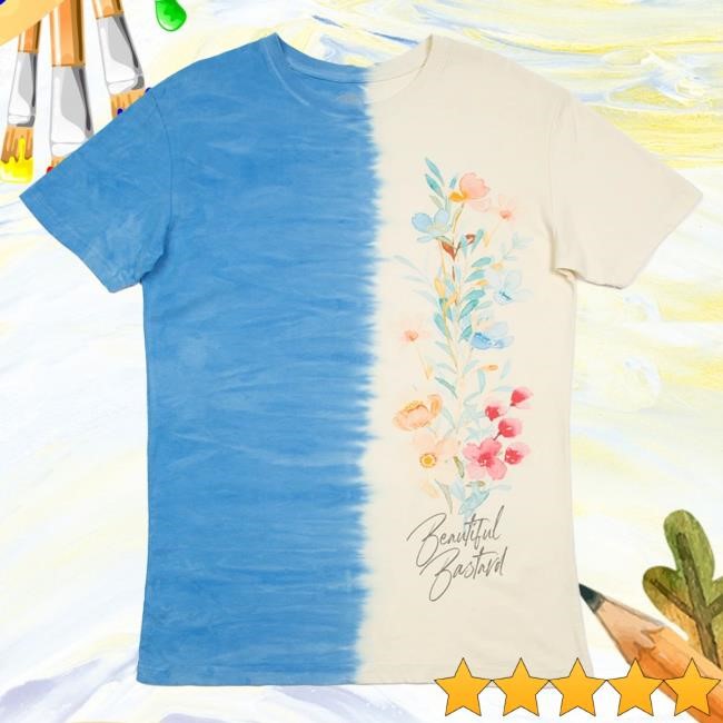 Official Beautiful Bastard Merch Store Philip DeFranco Beautiful Bastard Flowers Popover Shirt