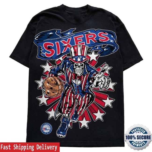 76ers Stars and Stripes Tees | Warren Lotas Official NBA