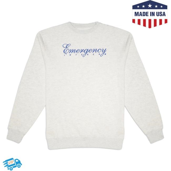 Official Emergency Intercom Shop Merch Emergency Intercom Crewneck Sweatshirt