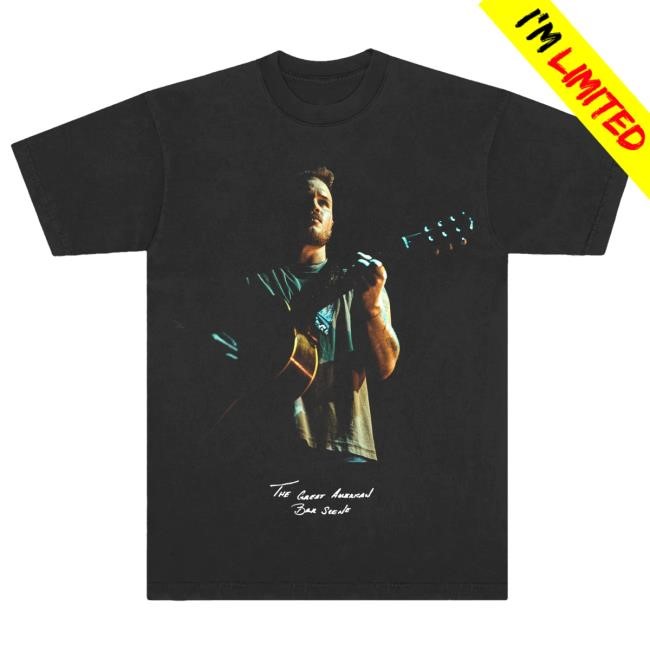 Black Guitar Script Shirt Zach Bryan Shop
