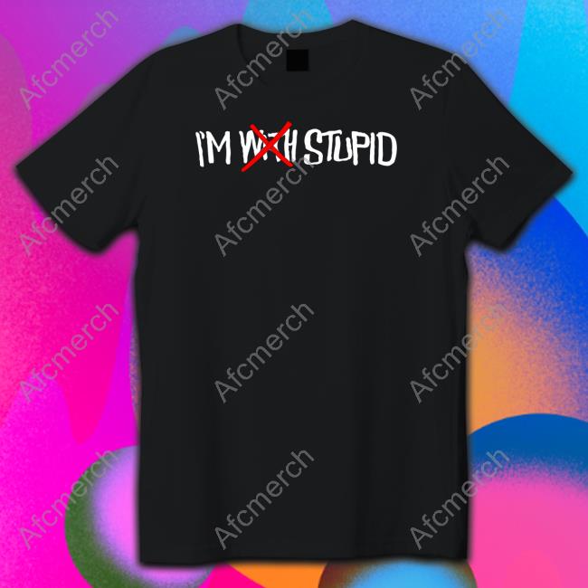 I'm With Stupid Funny Sweatshirt