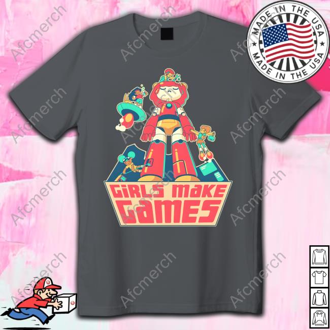 Official Castpixel Merch Girls Make Games T Shirts Girls Make Games Tee