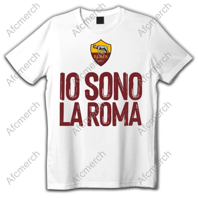 AS Roma Store Io Sono La Roma Long Sleeve Tee