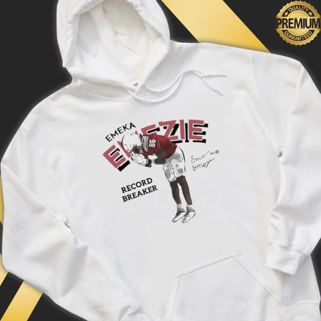 Emeka Emezie Record Breaker Signature Crewneck Sweatshirt Emeka Emezie Record Breaker Signature tee shirt