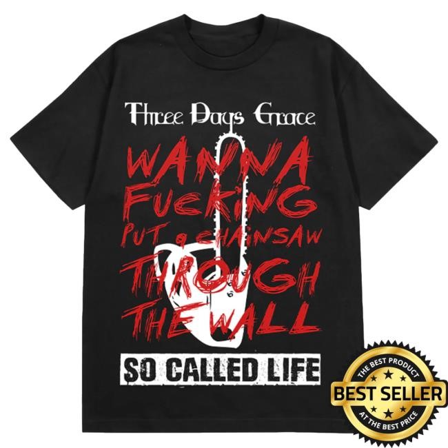 Officia Three Days Grace Merch So Called Life Attractive Shirt Three Days Grace Store Shop