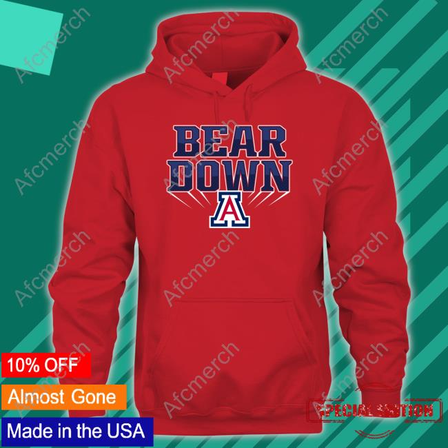Official NCAA Merch Bear Down Arizona Wildcats T Shirt