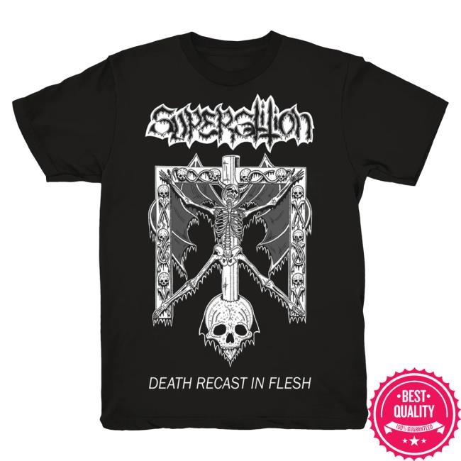 Official 20 Buck Spin Merch Superstition - Death Recast In Flesh Shirt New