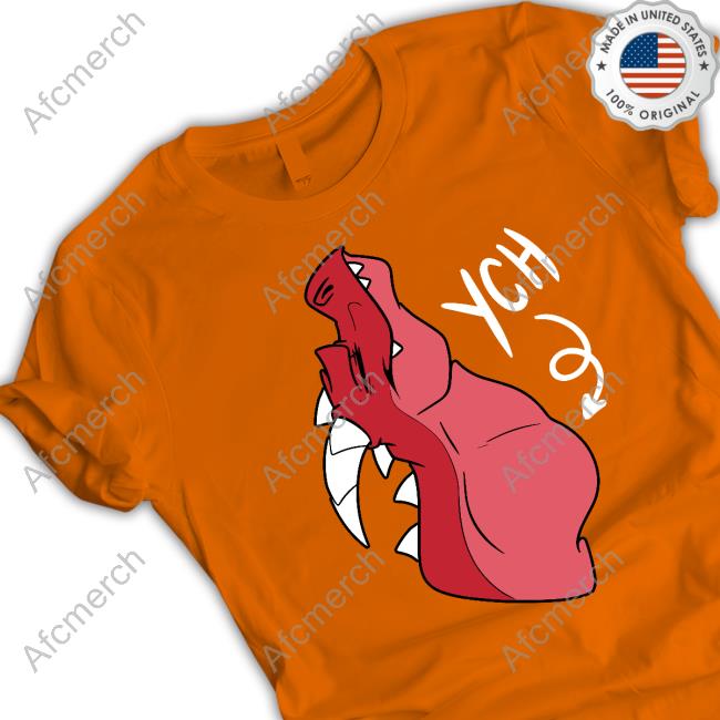 Slosh Dog Dragon Gulp Ych T-Shirt Red