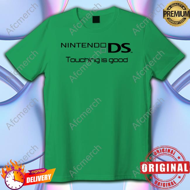 Nintendo Ds Touching Is Good Long Sleeve T Shirt