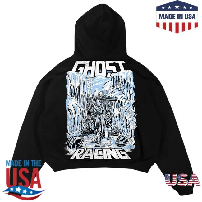Winter Layering Snowtrooper Ghost Hoodie - Black Ghost Racing Drop