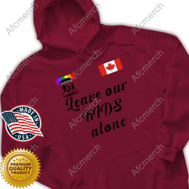 Lgbt Flag Leave Our Kids Alone Shirt White