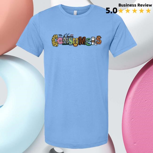 Official Nate Bargatze Merch Consumers Carolina Blue Tees