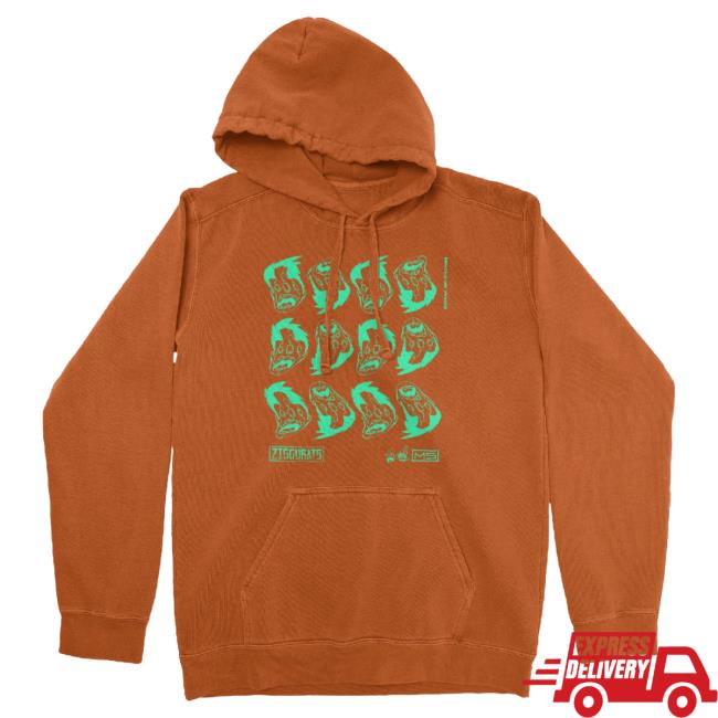 Official Mike Shinoda Merch Store Mike Shinoda Ziggurats Wave Adobe Hoodie Hooded Sweatshirt MikeShinoda