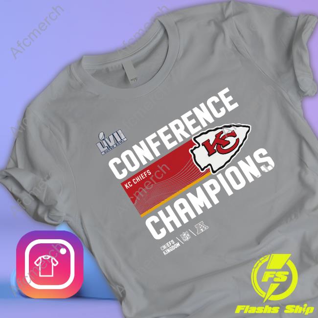 Official Chiefs Shop Super Bowl Lvi Conference Kansas City Chiefs Champions Chiefs Shirt