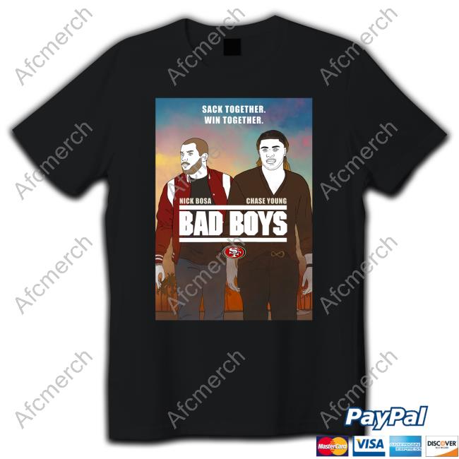 Nick Bosa & Chase Young Bad Boys Long Sleeved T Shirt