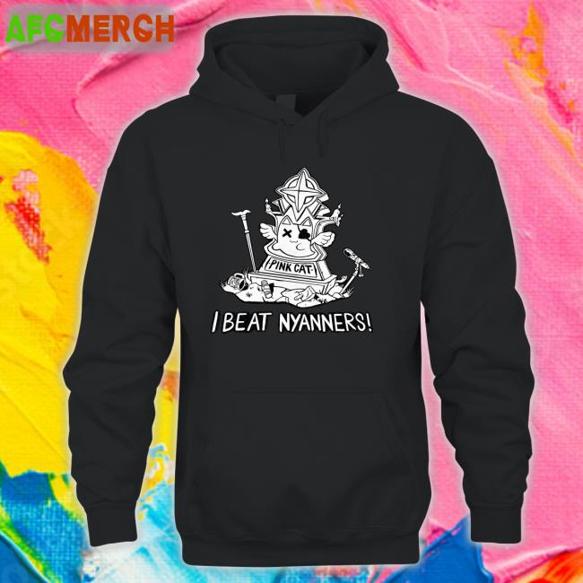 Nyanners Merch Vshojo I Beat Nyanners Tee Shirt