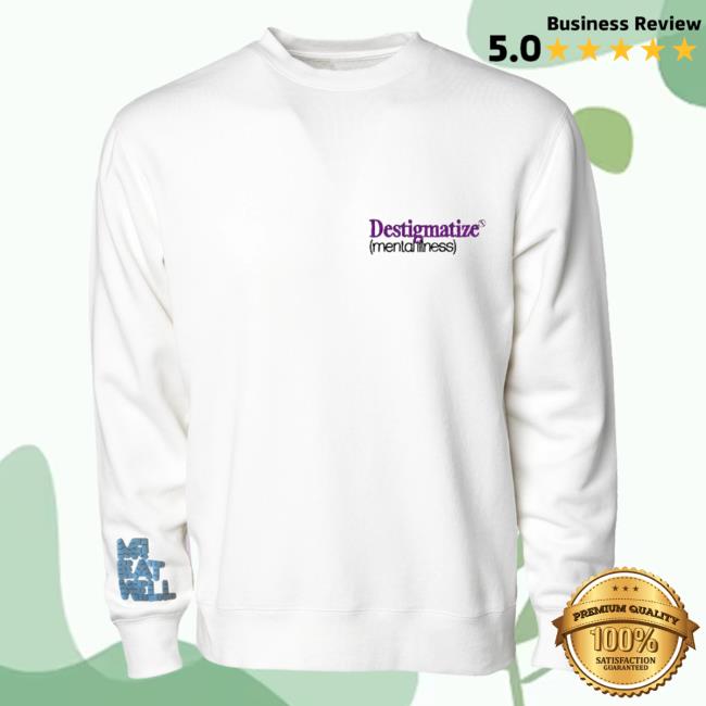 Official Mr Eatwell Clothing Dmi Midweight Crewneck In Vintage Dr.'S Coat White Mreatwell