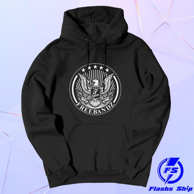 Official Freebandz Merch Store Future Freebandz Emblem Popover Sweatshirt-Black