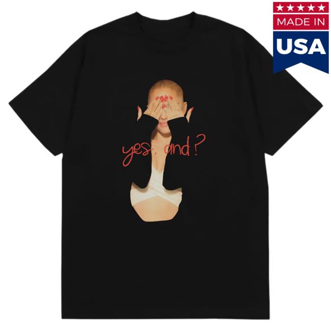 Ariana Grande Merch Yes, And? Black Tee