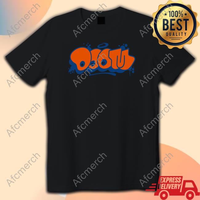Mf Doom Merch Throw Blue & Orange T Shirt