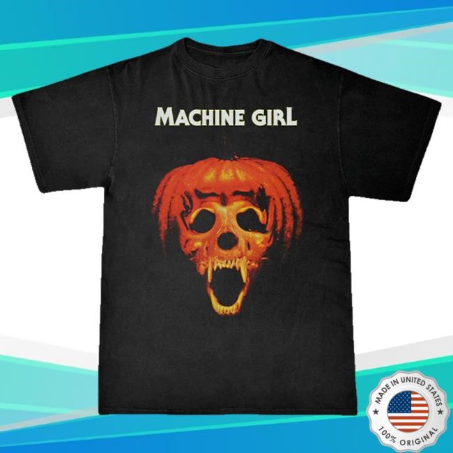 Official Machine Girl Merch Shop Machine Girl Pumpkin Tshirt MachineGirl