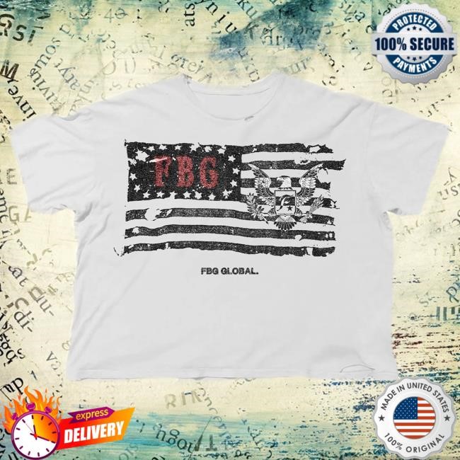 Fbg Global Flag Shirt : White Freebandz Official