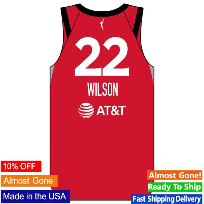 Nike Las Vegas Aces A'ja Wilson Rebel Jersey T Shirt