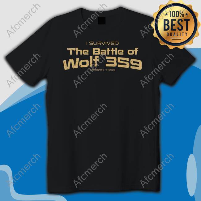 Official Todd Stashwick I Survived The Battle Of Wolf 359 Shirts