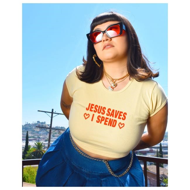 Official Spacehoes Jesus Saves I Spend Shirt