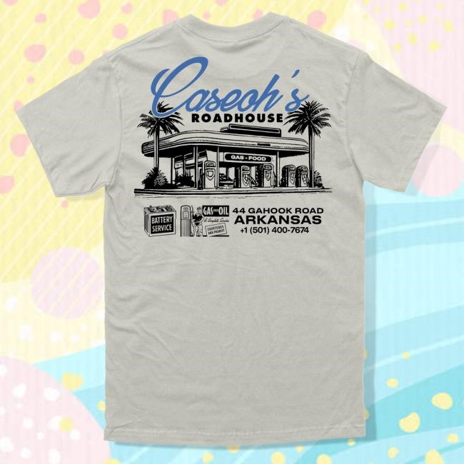 Official Caseoh Game Merch Caseoh Games CaseOh's Roadhouse Shirts CaseohGames