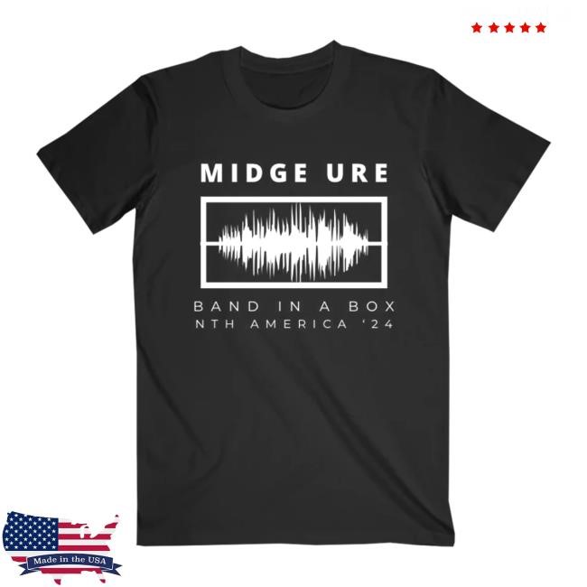 Midge Ure Band In A Box Nth America 24 New T-Shirt