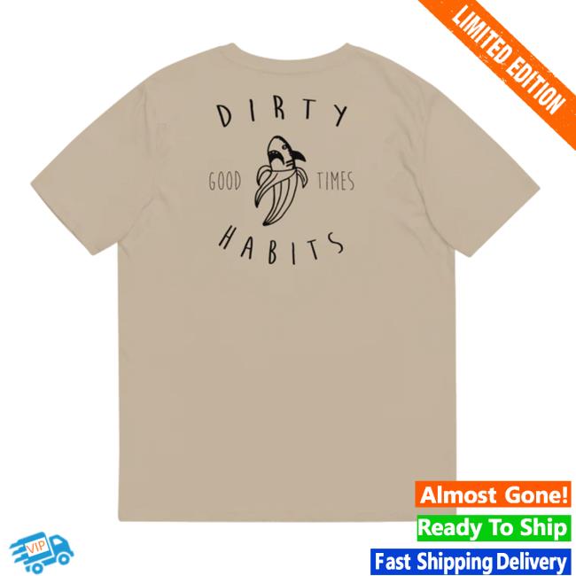 Dirty Habits Merch Desert Banana Shark Hooded Official Dirty Habits Merch Desert Banana Shark Sweatshirt