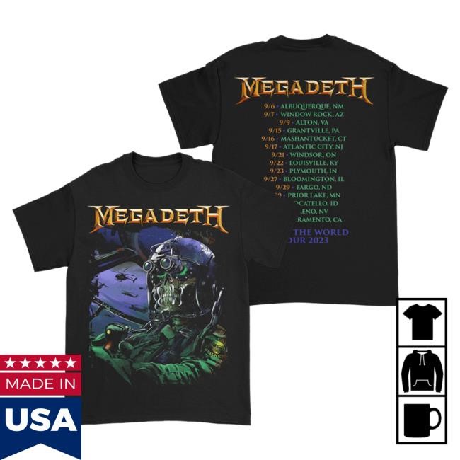 Copter Pilot 2023 Fall Tour Essential T Shirt Official Megadeth Merch Store