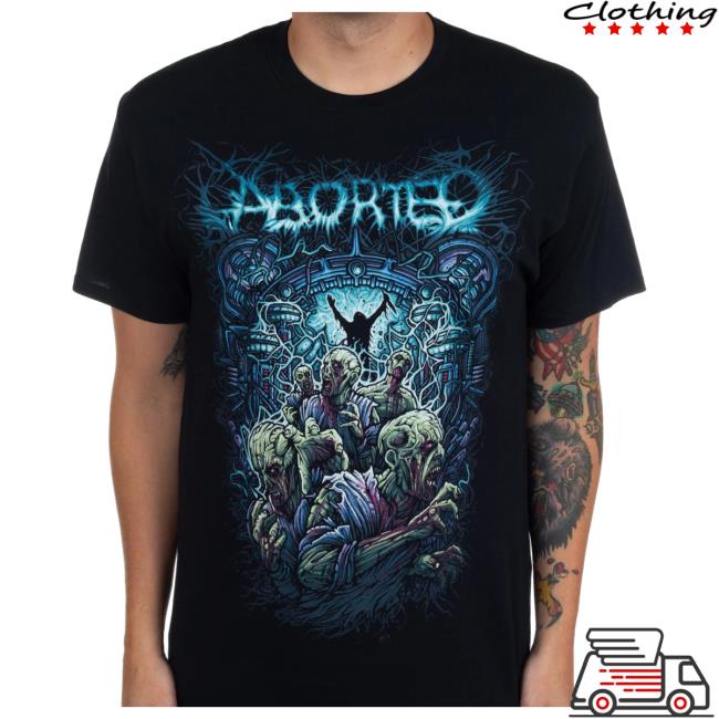 Official Indie Merch Store Shop Aborted "Demon" Tshirt IndieMerchStore