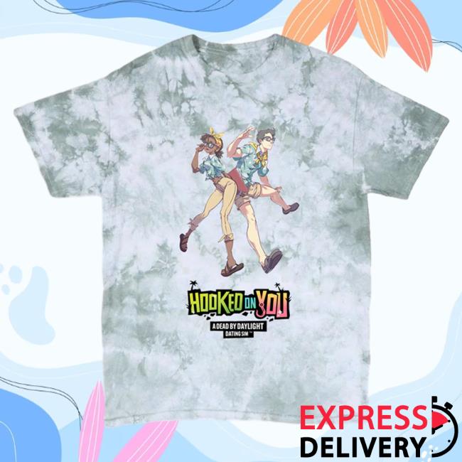 Official Dead By Daylight Merch Store Dead By Daylight Hooked On You Claudette Dwight Tie Dye Shirts Moss Deadbydaylight Shop