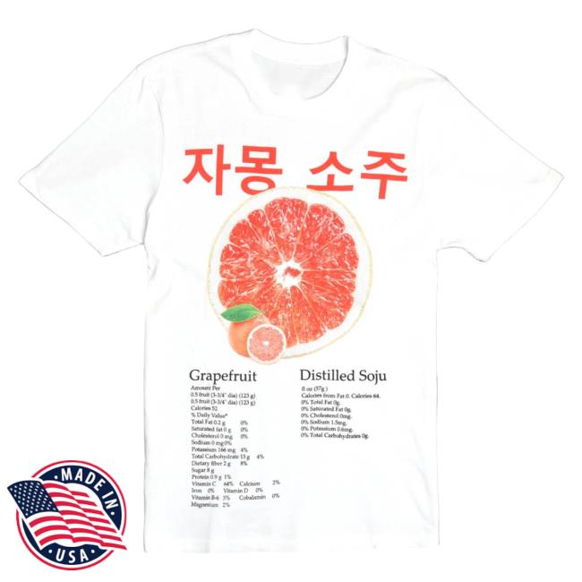 Official Altru Apparel Clothing Grapefruit Soju T Shirt