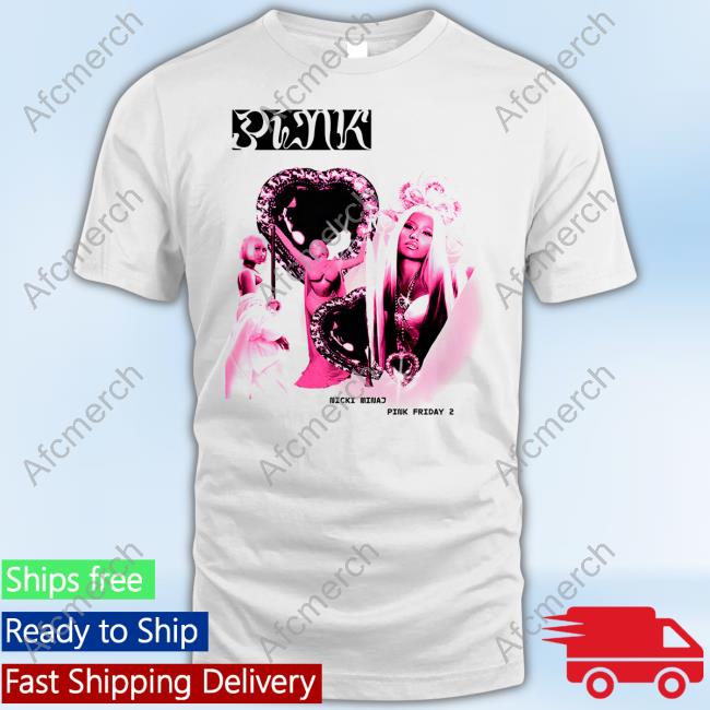 Official Pink Friday 2 Heart Collage Shirt