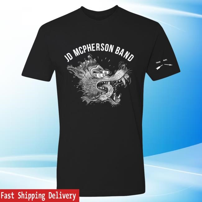 Official JD McPherson Undivided Heart & Soul Black Tshirt