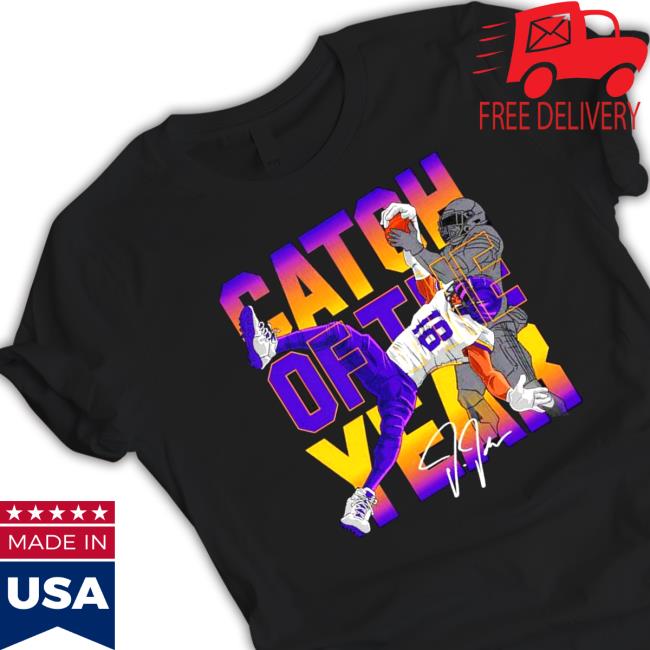 Justin Jefferson Catch of the Year signature Shirts