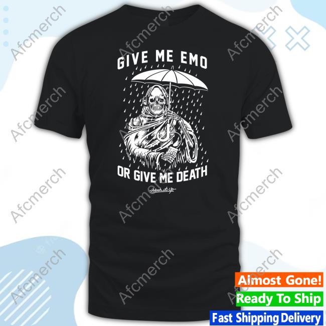 Cold Cuts Merch Mosh It Up Give Me Emo Or Give Me Death T-Shirt