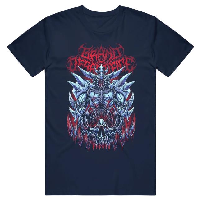 Official Brand Of Sacrifice Merch Obelisk Navy Top Shirt